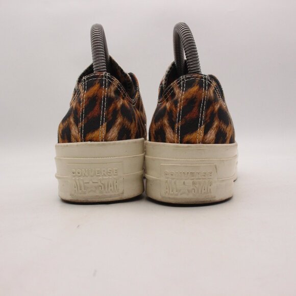 Converse All Star Lift Women's Size 6.5 Shoes Cheetah Print Platform Sneakers - Picture 5 of 9